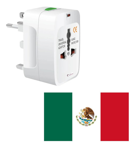 Adaptador Cargador Para Utilizar En Mexico