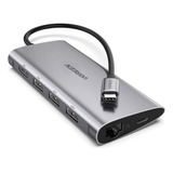 Ugreen Hub Usb C 3.1 Adaptador, 8 En 1 Usb Tipo C A 4k Hdmi 