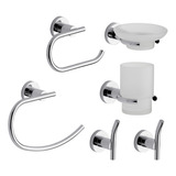 Set Baño Fv Kit Accesorios 6 Piezas Libby 0179.06/39 Cromo