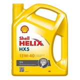 Aceite Shell Helix Hx5 15w-40 Mineral 4 Litros