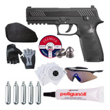 Kit Pistola Sig Sauer P320 .177 Pellets Gafas Co2 Xchws C