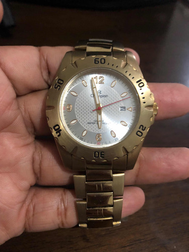 Relógio Champion Dourado (usado)