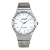 Reloj Mistral Blanco Gmi-1037-07 Aluminio Y Acero Sumergible