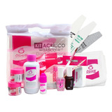 Kit Básico Para Uñas Acrílico Obelli Y Toalla De Regalo   