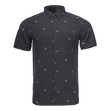 Camisa Hombre Lippi Camp Short Sleeve Shirt Print Marengo