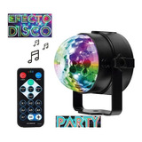 Bola Disco Led Rgb Mini Giratoria Audioritmica Control 220v