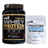 Crecimiento Muscular True Made Protein 2 Lb + Creatina 300g Sabor Chocolate