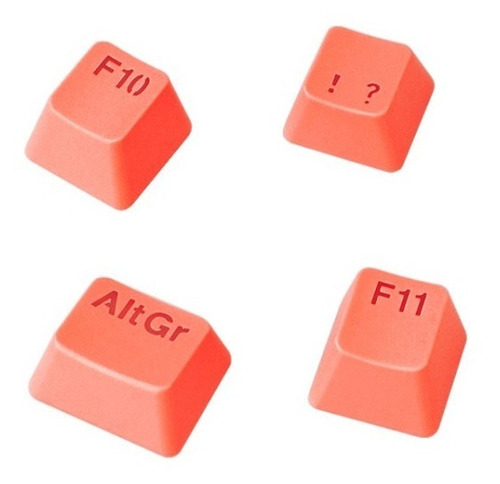 Keycaps Nisuta Mechanical 108 Teclas Outemu Español Naranja