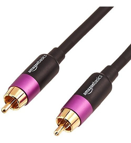 Amazonbasics Cable De Subwoofer 10 Unidades