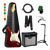 Guitarra Tagima Strato Tg-540 Df/awh Mr + Amplificador/itens