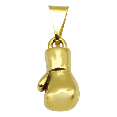 Dije Bissier Guante De Box Oro 14k Pulido Color Dorado | Meses sin interés