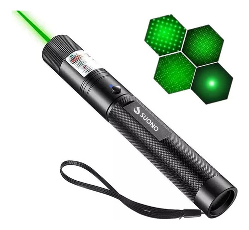 Puntero Laser Verde 1000mw Pilas Recargable Cargador + Llave