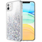 Caka Funda Para iPhone 11 Con Purpurina Para Niñas Y Mujeres