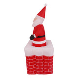 Chimenea Elevadora Inflable De Papá Noel De 1,6 M