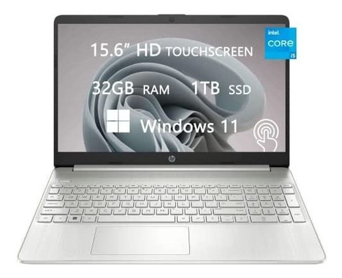 Laptop Hp 15-dy2703dx 15.6'' I5 32gb 1tb W11 Touch -plata