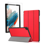 Capa Smart + Película Para Galaxy Tab A8 X200 10.5