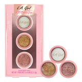 Set De 3 Topper Con Brillo Glitter On Top L.a Girls