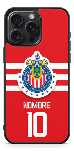 Funda Chivas De Guadalajara Con Nombre Numero Personalizada