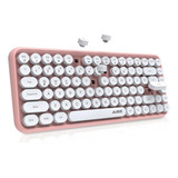 Teclado Mini Inalámbrico Nacodex/rosa