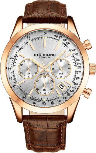 Reloj Stuhrling Para Hombre Cuarzo Monaco Rialto 3975l.6 44m