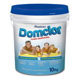  Cloro Domclor 65 % Granulado Azul 10 Kg  Piscina Cristalina