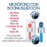 Micrófono Bluetooth Con Bocina