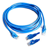 Cable Red Utp Cat6 10m Conector Rj45 23 Awg 4 Pares