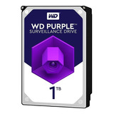 Disco Duro Para Videovigilancia 1 Tb Wd Cctv Purple 24 Hrs