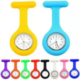 Reloj De Bolsillo Con Solapa De Silicona Para Enfermeras, 12