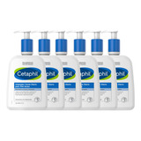 Combo X6 Cetaphil Limpiador Facial Para Piel Grasa 473 Ml