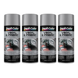 Paq 4 Pinturas Gris Medio Para Vinilo E Interiores De Auto