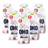 Omo Detergente Liquido Piel Sensible Para Diluir 6 X 500 Cc