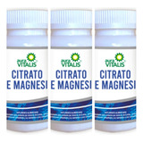 Pack 3 Unids.citrato De Magnesio 90 Caps.c/u. Agro Servicio.