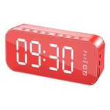 Despertador Digital Com Alarme E Alto-falante Bluetooth