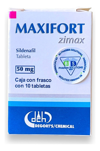 Maxifort Sildenafil 50mg C/10 Tabs Degort's Chemical