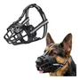 Bozal Perro Grande A Pequeño Reflejante 6 Tallas - 4 A 70kg Negro Talla 5 / 35 A 55 Kg