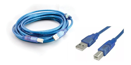 Cable Para Impresora Usb Tipo A - B Alta Velocidad Unitec 5m