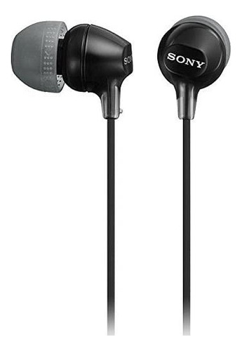 Sony Mdr-ex15lp-black Audífonos Internos Con Cable Sin ...