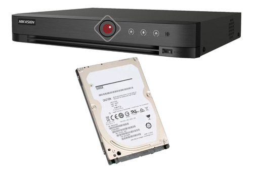 Dvr 4ch Canales P2p Hikvision 720p 1080p Lite + Disco 500gb