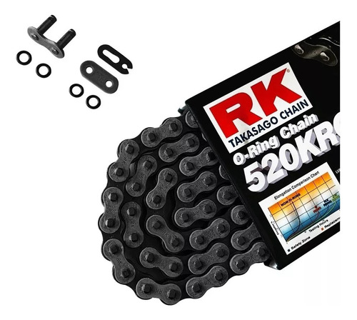 Cadena Rk 520 X 122 Kro Oring Cf Moto 800 Mt El Rutero Motos