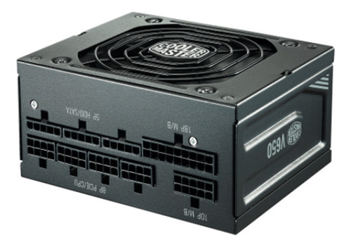 Fuente Cooler Master V650 Sfx 80 Plus Gold 650w Full Modular Color Negro