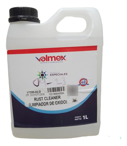 Desoxidante Liquido - Removedor De Oxido 1lt.