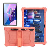 Funda Para Tablet Lenovo Tab P11 Tb-j606 Silicón + Mica 