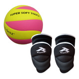 Balón Voleibol + Rodilleras Voleyboll Marca G-techz