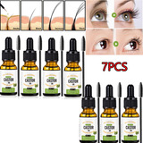 7 Unidades Serum For Pestañas Con Aceite De Ricino