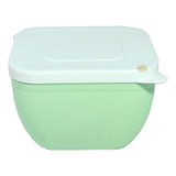 Pote Marmita Vasilha P Freezer Microondas 1l Verde