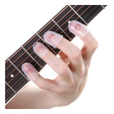 Protetor De Dedo Silicone Dedeira Palheta Violão/guitarra