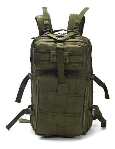 Mochila Active Tactical Wanderlust Verde Reforzada Cordura