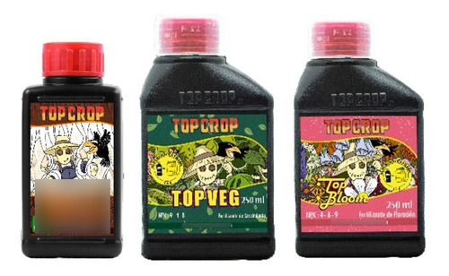 Top Crop Combo Deeper 100 + Top Veg 250 + Top Bloom 250 Ml.