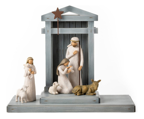 Willow Tree Nativity Deluxe: Figuras De Inicio Plus Crche, J